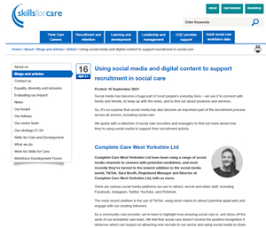 Care At Home in Yorkshire